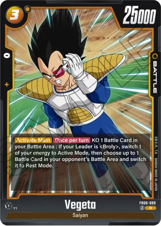 Vegeta  FB08-089 — Saiyan's Pride (FB08)