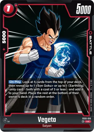 Vegeta  FB10-016 — Cross Force (FB10)