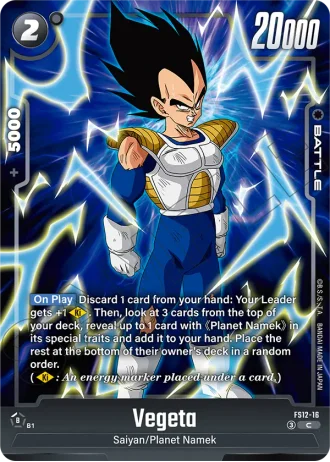 Vegeta  FS12-16 — Starter Deck EX: The Beat of Ki (FS12)