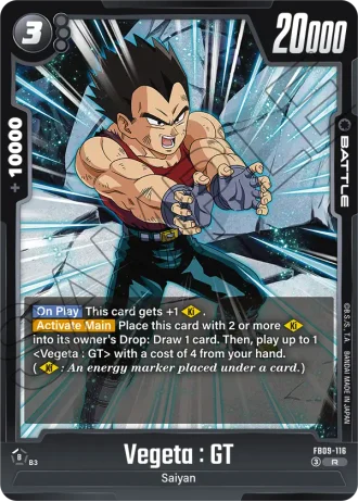 Vegeta : GT FB09-116 — Dual Evolution (FB09)