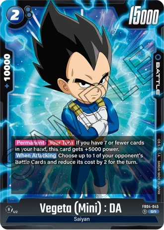 Vegeta (Mini) : DA  FB04-045 — Ultra Limit (FB04)