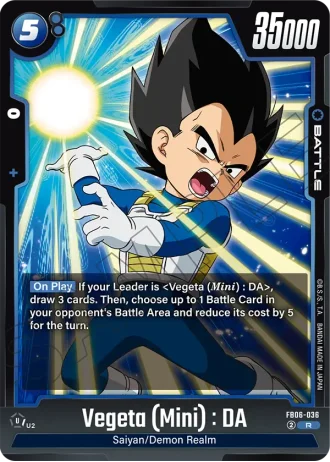 Vegeta (Mini) : DA FB06-036 — Rivals Clash (FB06)