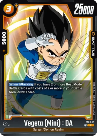 Vegeta (Mini) : DA FS08-012 — Vegeta (Mini) Super Saiyan 3 (FS08)