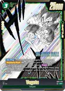 Vegeta  SB01-025 — Manga Booster 01 (SB01)
