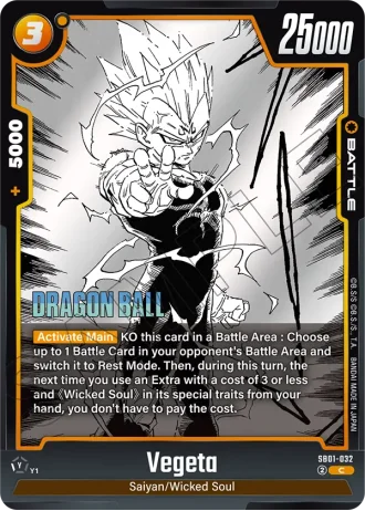 Vegeta  SB01-032 — Manga Booster 01 (SB01)