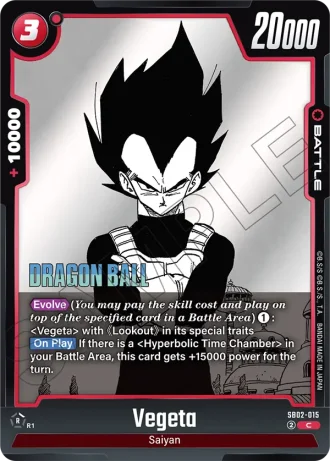 Vegeta SB02-015 — Manga Booster 02 (SB02)