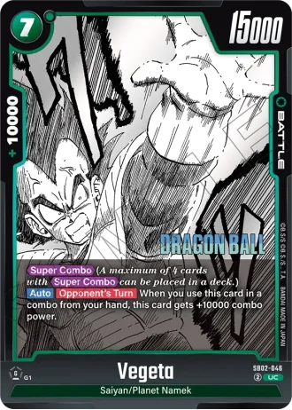 Vegeta SB02-046 — Manga Booster 02 (SB02)