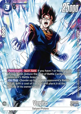 Vegito (Alternative Art) FB02-061 — Blazing Aura (FB02)
