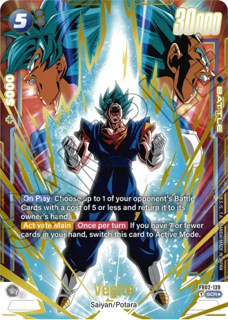 Vegito (Alternative Art) FB02-139 — Blazing Aura (FB02)
