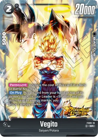 Vegito  FS09-016 — Starter Deck EX: Shallot (FS09)