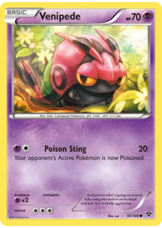 Venipede #51/146 — XY