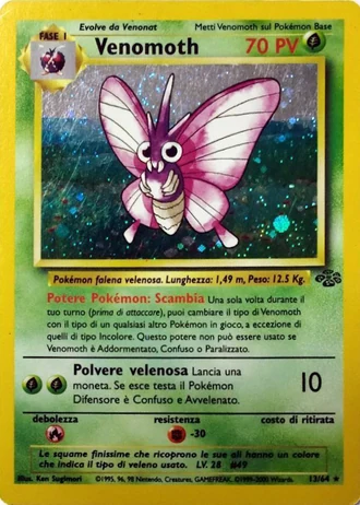 Venomoth (1ª Edizione) #13 — Jungle (1ª Edizione)