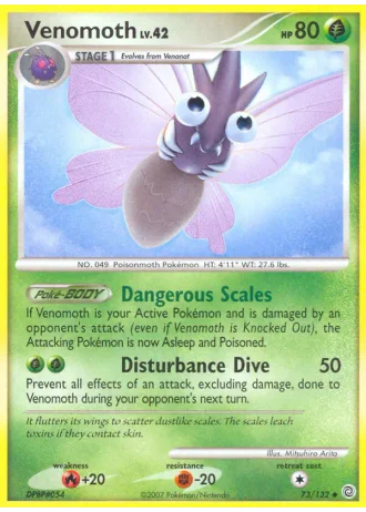 Venomoth #73/132 — Prodigi Segreti