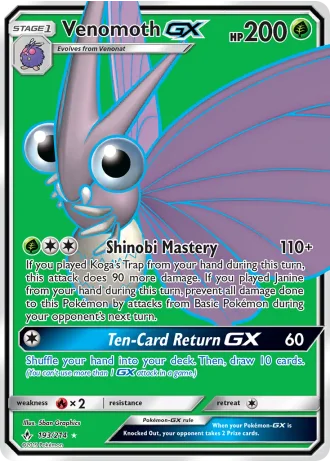 Venomoth GX #193/214 — Unbroken Bonds