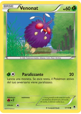 Venonat #1/119 — Forze Spettrali