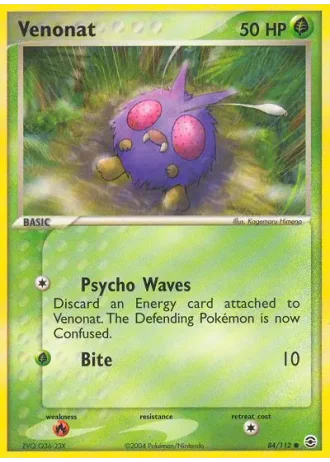 Venonat #84/112 — EX RossoFuoco e VerdeFoglia