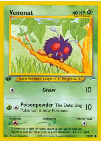 Venonat #90/105 — Neo Destiny