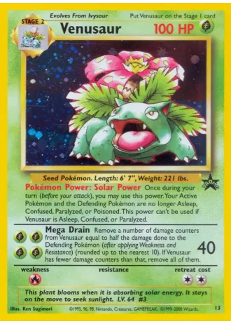 Venusaur #13 — Wizards Promos