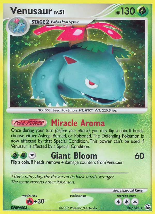 Venusaur #20 — Prodigi Segreti