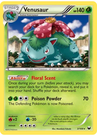 Venusaur #3 — Dark Explorers