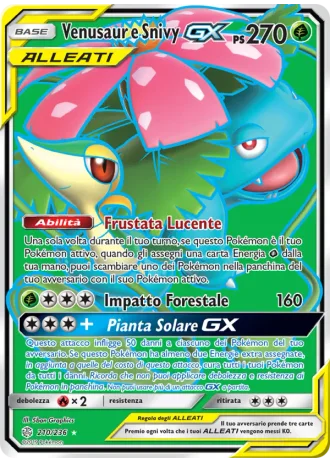 Venusaur e Snivy GX #210/236 — Eclissi Cosmica