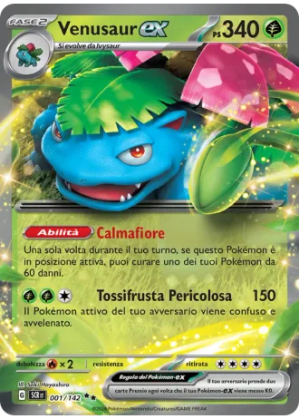 Venusaur ex #001/142 — Corona Astrale