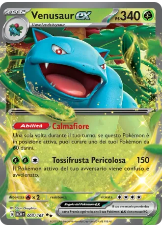 Venusaur ex #003/165 — 151