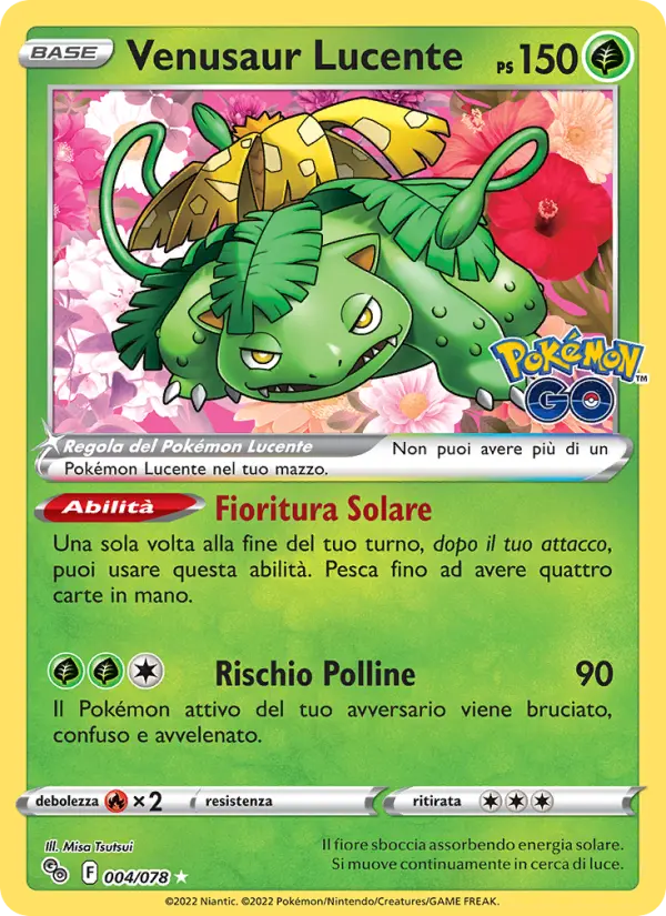 Venusaur Lucente #004 — Pokémon GO