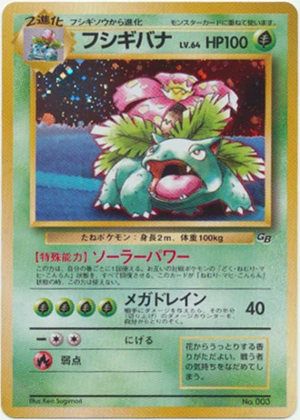 Venusaur (Pokemon Trading Card Game Guidebook 1998) — Unnumbered Promos