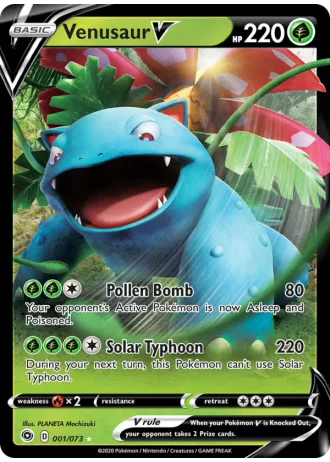 Venusaur V #1/73 — Champion's Path