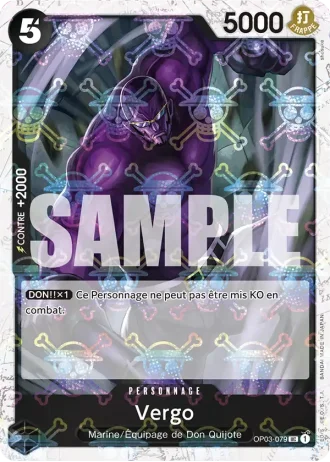 Vergo (OP03-079) (Full Art) — ONE PIECE CARD THE BEST (PRB01)