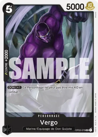 Vergo (OP03-079) (Jolly Roger Foil) — ONE PIECE CARD THE BEST (PRB01)