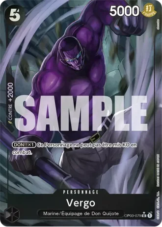 Vergo (OP03-079) (Reprint) — ONE PIECE CARD THE BEST (PRB01)