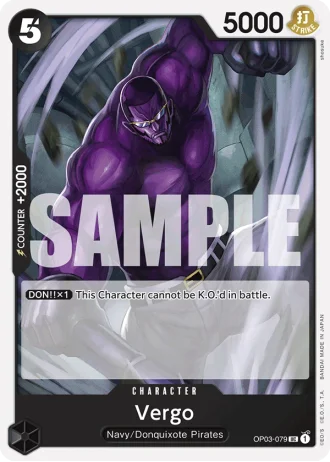 Vergo (OP03-079) (Reprint) — One Piece The Best (PRB01)