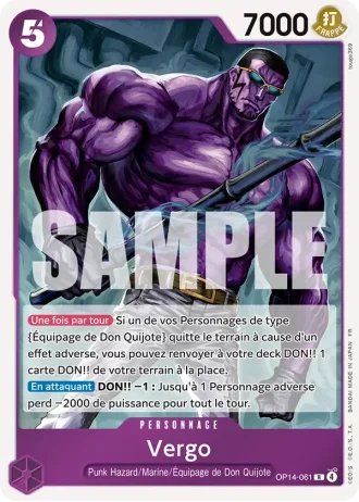 Vergo (OP14-061) — Les Sept de la Mer d'Azur (OP14-EB04)