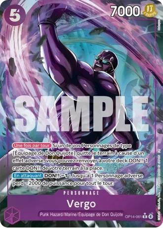 Vergo (OP14-061) (Alternative Art) — Les Sept de la Mer d'Azur (OP14-EB04)