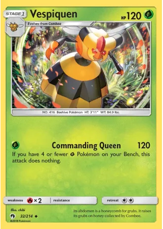 Vespiquen #32/214 — Lost Thunder