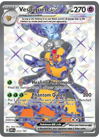 Vespiquen ex #212/197 — Obsidian Flames