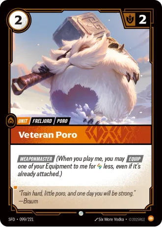 Veteran Poro #099/221 — Spiritforged