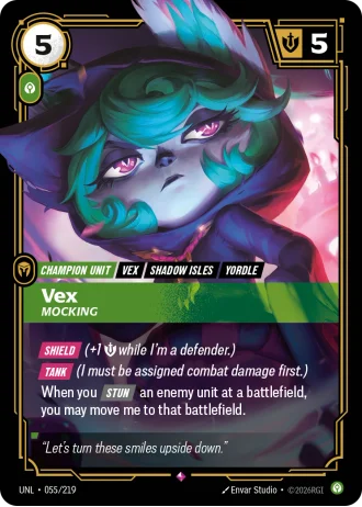 Vex, Mocking #055/219 — Unleashed