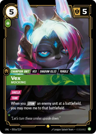 Vex, Mocking #055a/219 — Unleashed