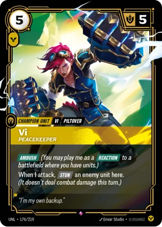 Vi, Peacekeeper #176/219 — Unleashed