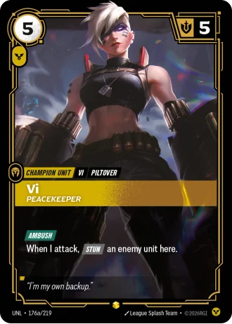 Vi, Peacekeeper #176a/219 — Unleashed