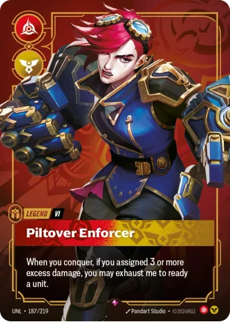 Vi, Piltover Enforcer #187/219 — Unleashed