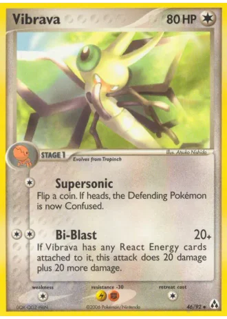 Vibrava #46/92 — EX Legend Maker