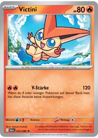 Victini #012/86 — Schwarze Blitze