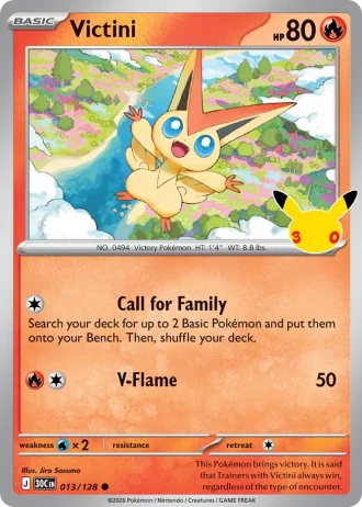 Victini #013/128 — 30th Celebration