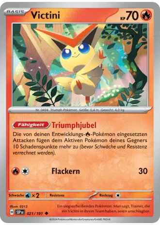 Victini #021/191 — Stürmische Funken