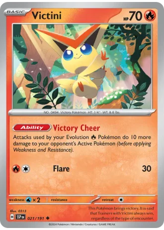 Victini #021/191 — Surging Sparks