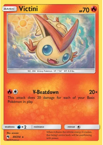 Victini #49/214 — Lost Thunder